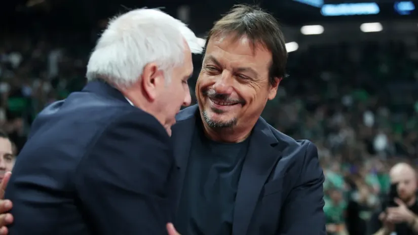 Željko Obradović i Ergin Ataman (© Starsport)