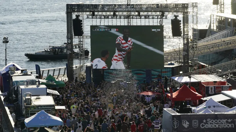 Gol Folarina Baloguna proslavljen u Sijetlu (©Reuters)