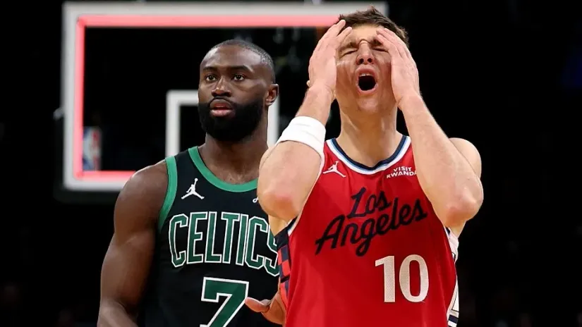 Džejlen Braun i Bogdan Bogdanović (AFP)