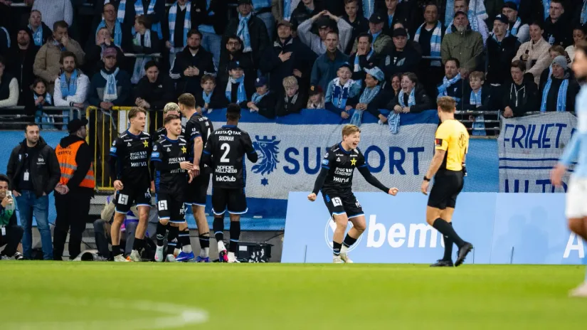 Robi Ur proslavlja gol za Sirijus (©Guliver/Gonzales Photo Tobias Jorgensen)