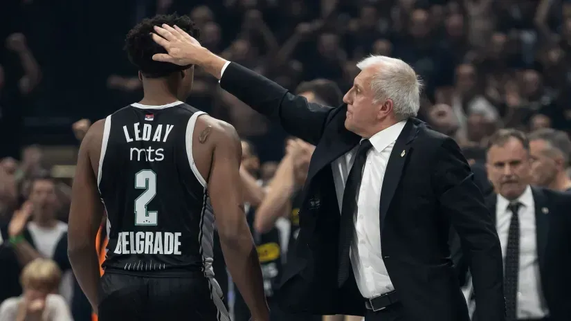 Zek Ledej i Željko Obradović (© Starsport)