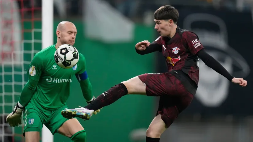 Andrija Maksimović u dresu RB Lajpciga (©Guliver)