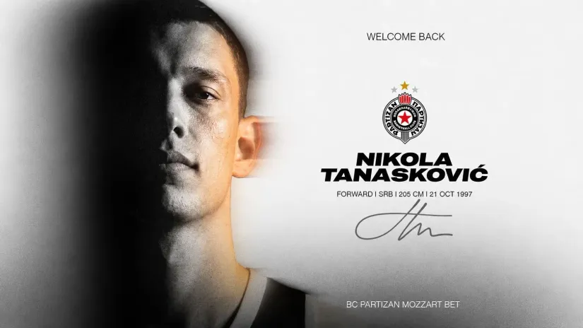 Nikola Tanasković (©Partizan Mozzart Bet)