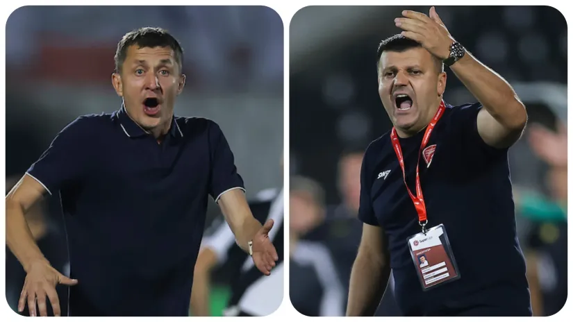Saša Ilić i Feđa Dudić tokom utakmice (©Starsport)
