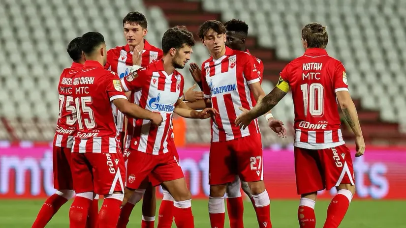 Slavlje fudbalera Crvene zvezde (©Star Sport)