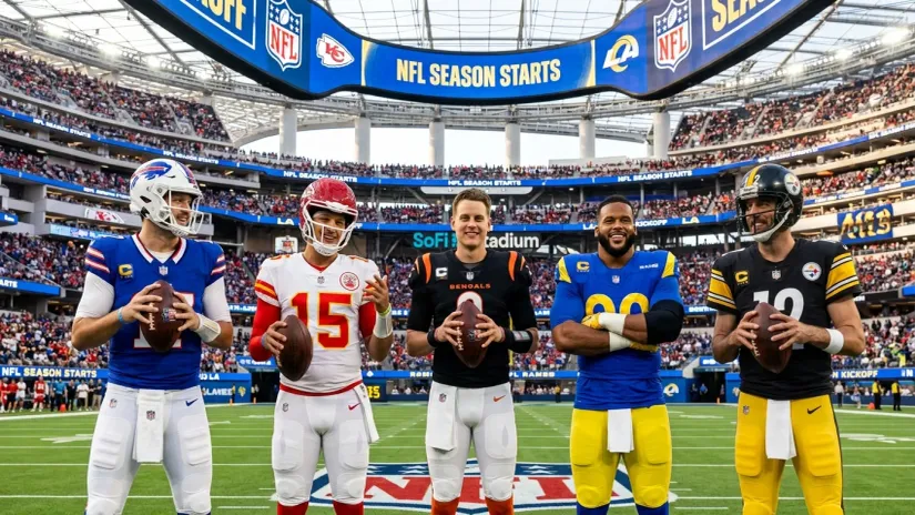 Džoš Alen, Patrik Mahoms, Džo Baraou, Eron Donald i Eron Rodžers