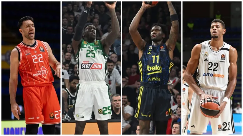 Vasilije Micić, Kendrik Nan, Najdžel Hejs Dejvis i Edi Tavares (©MN Press)