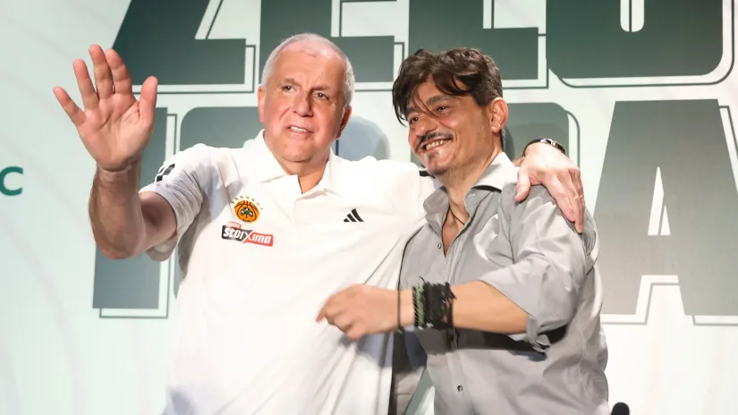 Željko Obradović i Dimitris Janakopulos (©Star Sport)