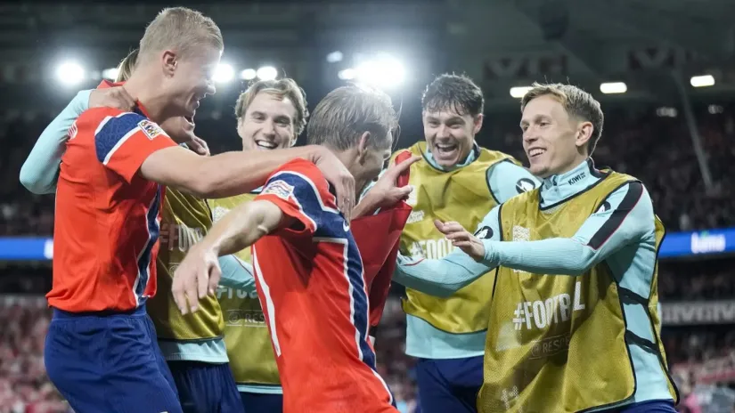 Slavlje Norvežana pre tri dana (©AFP)