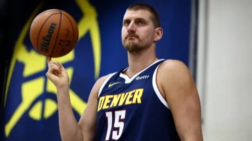 Nikola Jokić na Media Day-u (Foto: AFP)