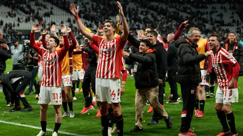 Fudbaleri Estudijantesa (©Guliver/AP Photo/Andre Penner)