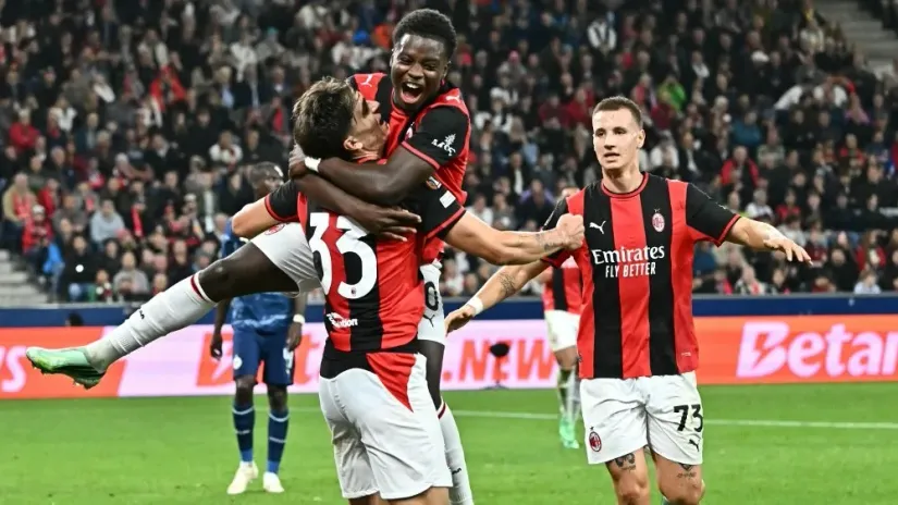 Slavlje fudbalera Milana (©AFP)