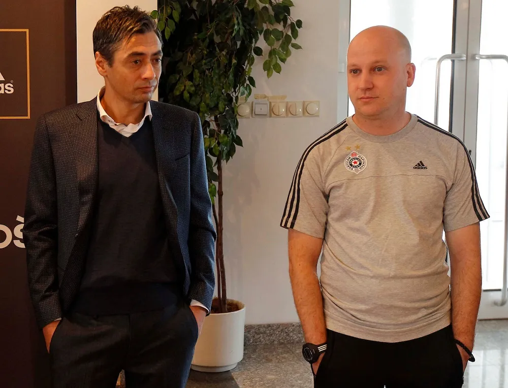 Dragan Ćirić sa sadašnjim trenerom CSKA Moskve, Markom Nikolićem (©Starsport)