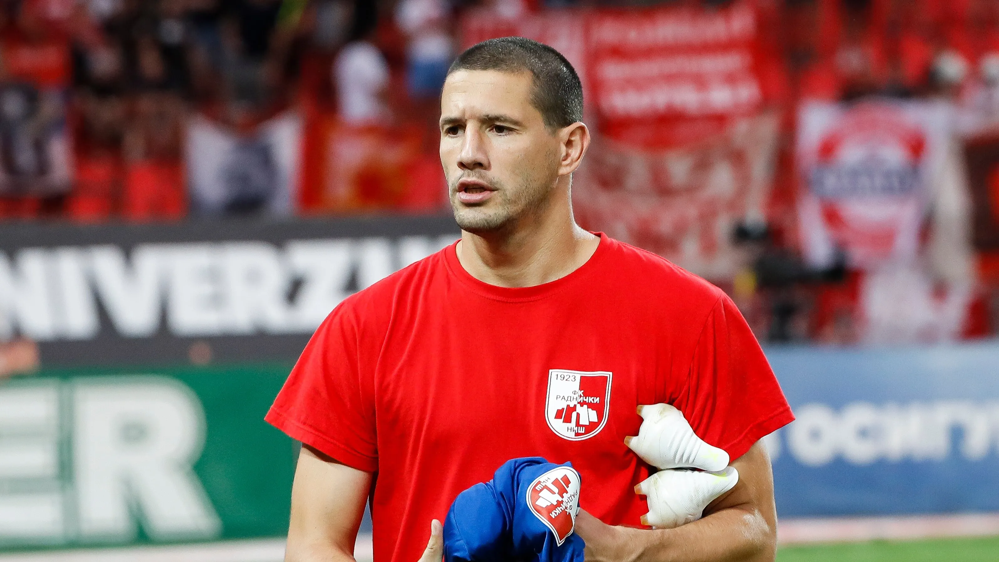 Vladimir Đilas dok je nosio dres Radničkog