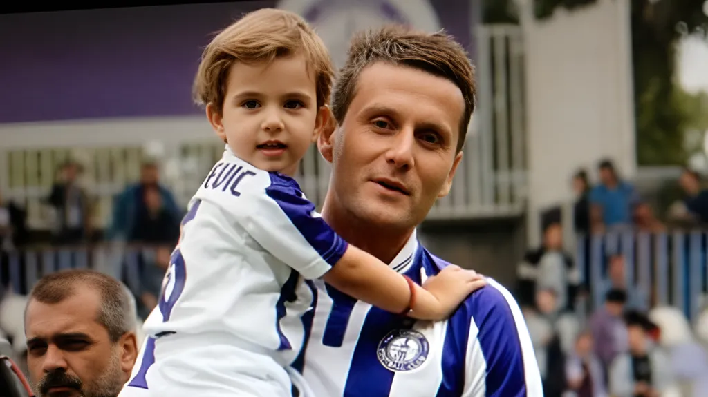 Sa ocem, još dok je bio dete