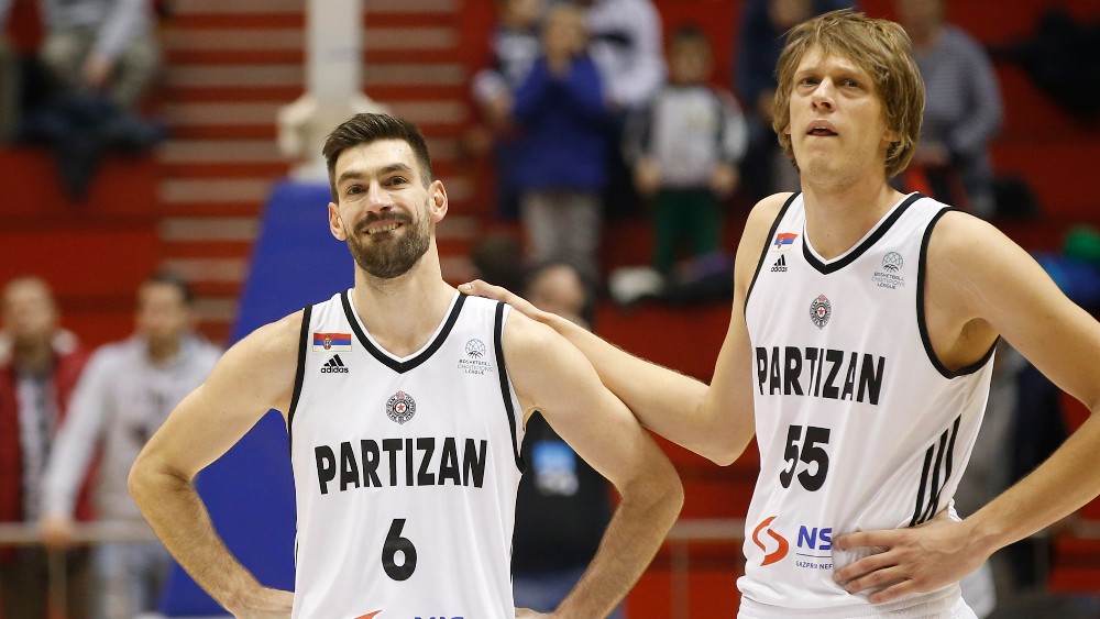 Uroš Luković i Branislav Ratkovica iz vremena u Partizanu (©Star Sport)