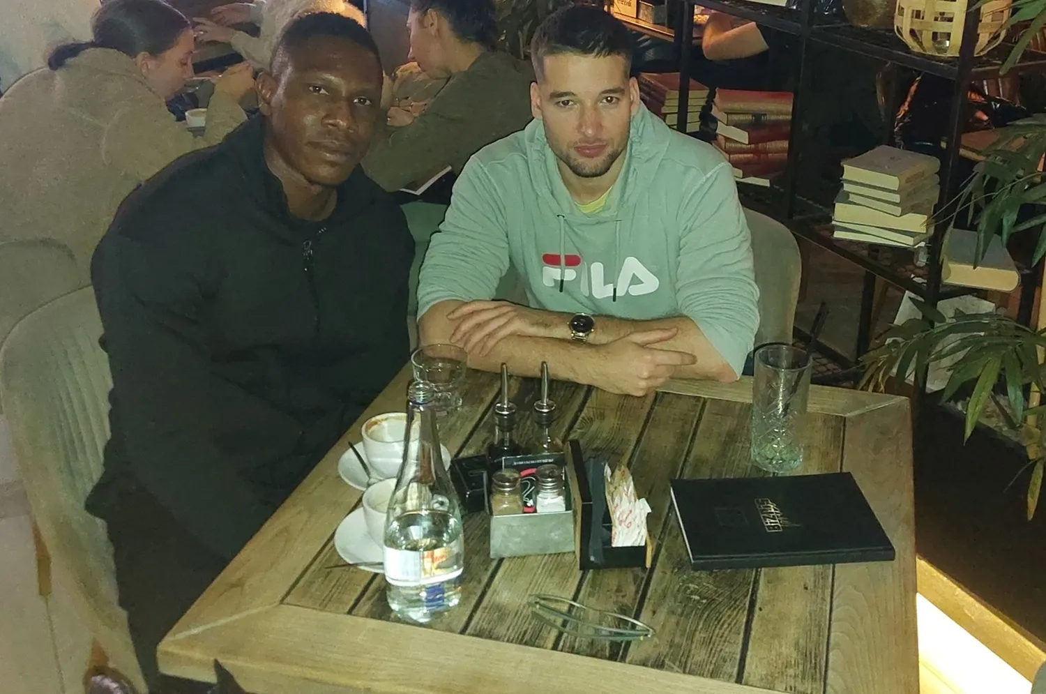 Sa novinarom Mozzart Sporta, Konstantinom Mlađenovićem