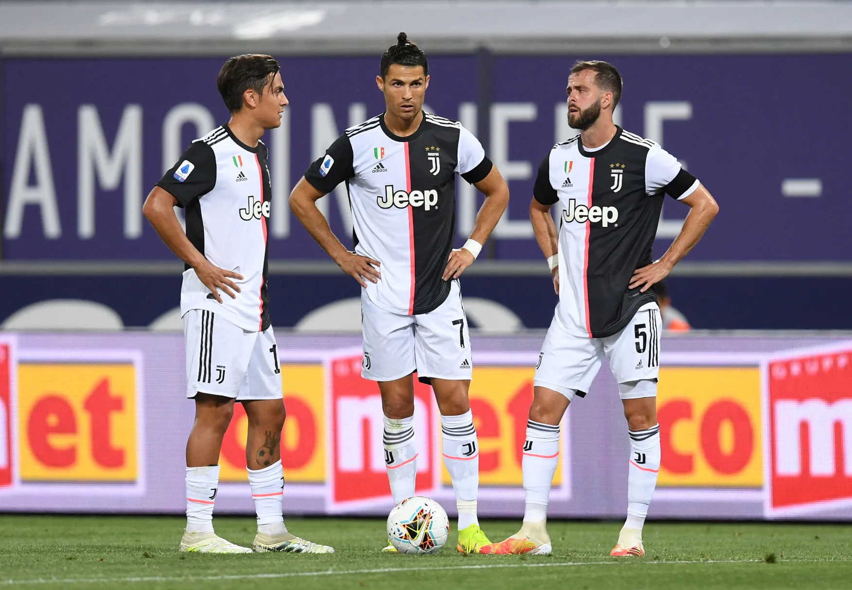 Paulo Dibala, Kristijano Ronaldo i Miralem Pjanić (©Reuters)