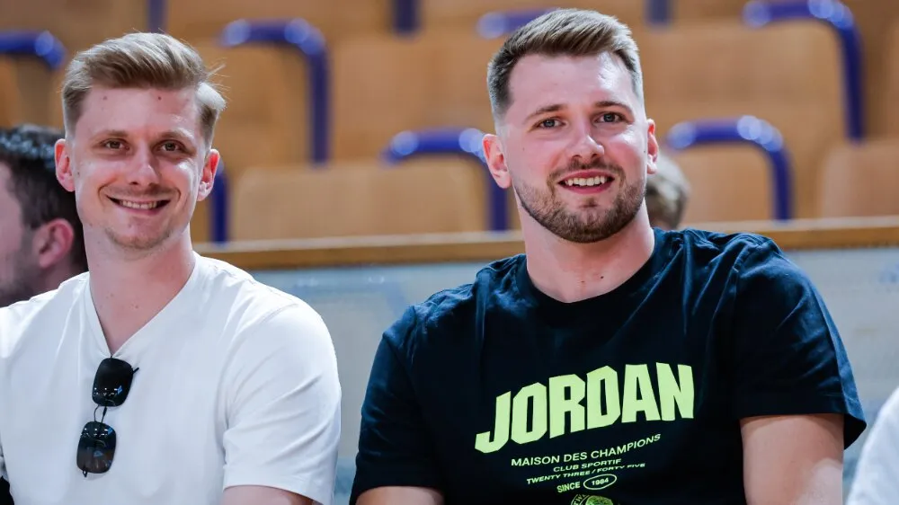 Luka Dončić na utakmici (©ABA liga – Ilirija/Aleš Fevzer) 