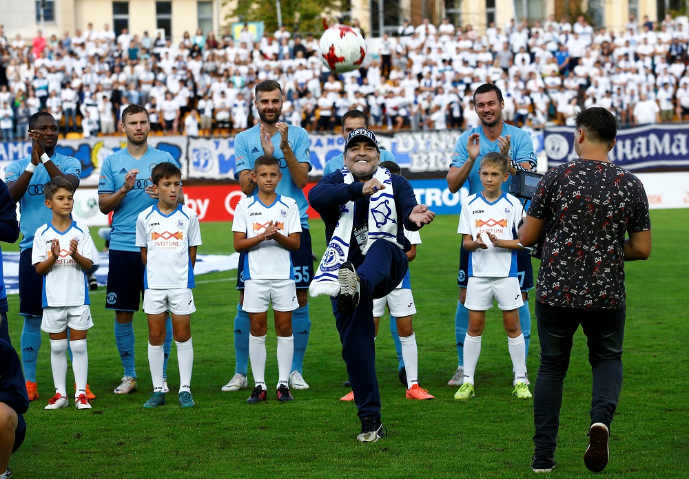 Dijego Armando Maradona u Brestu (©Reuters)