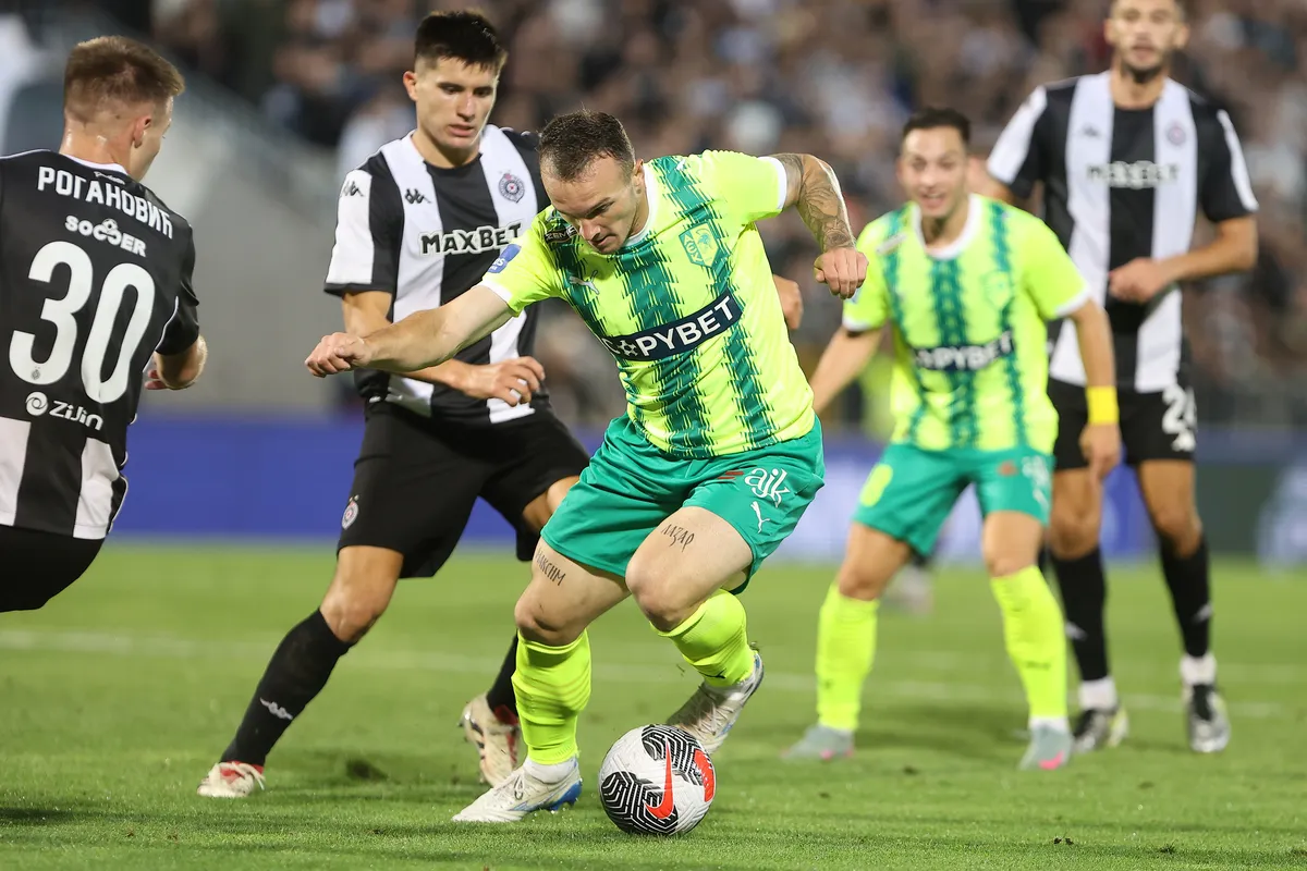 Detalj sa utakmice Partizan - AEK (©MN Press)