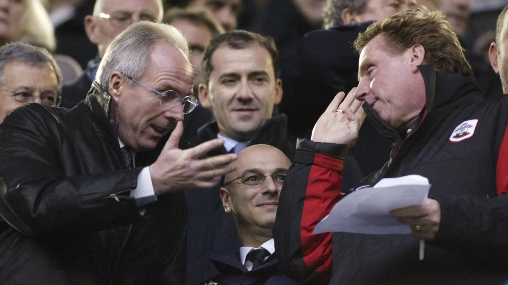 Pokojni Sven Goran Erikson, Danijel Levi i Hari Rednap 2006. godine