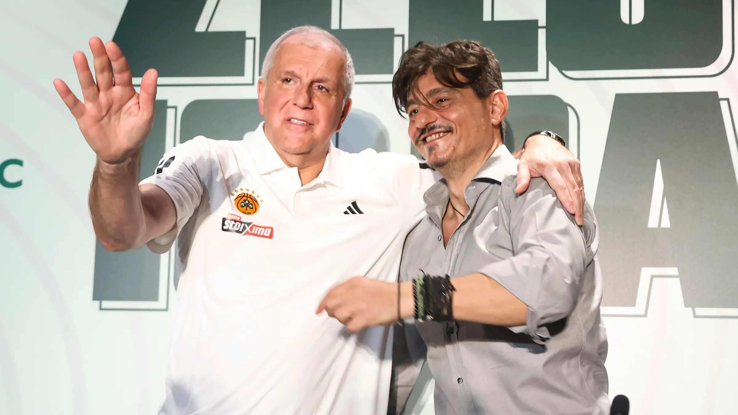 Željko Obradović i Dimitris Janakopulos (©Star Sport)