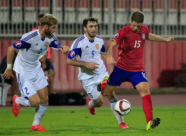 U dresu reprezentacije na meču sa Jermenijom (© Star sport)