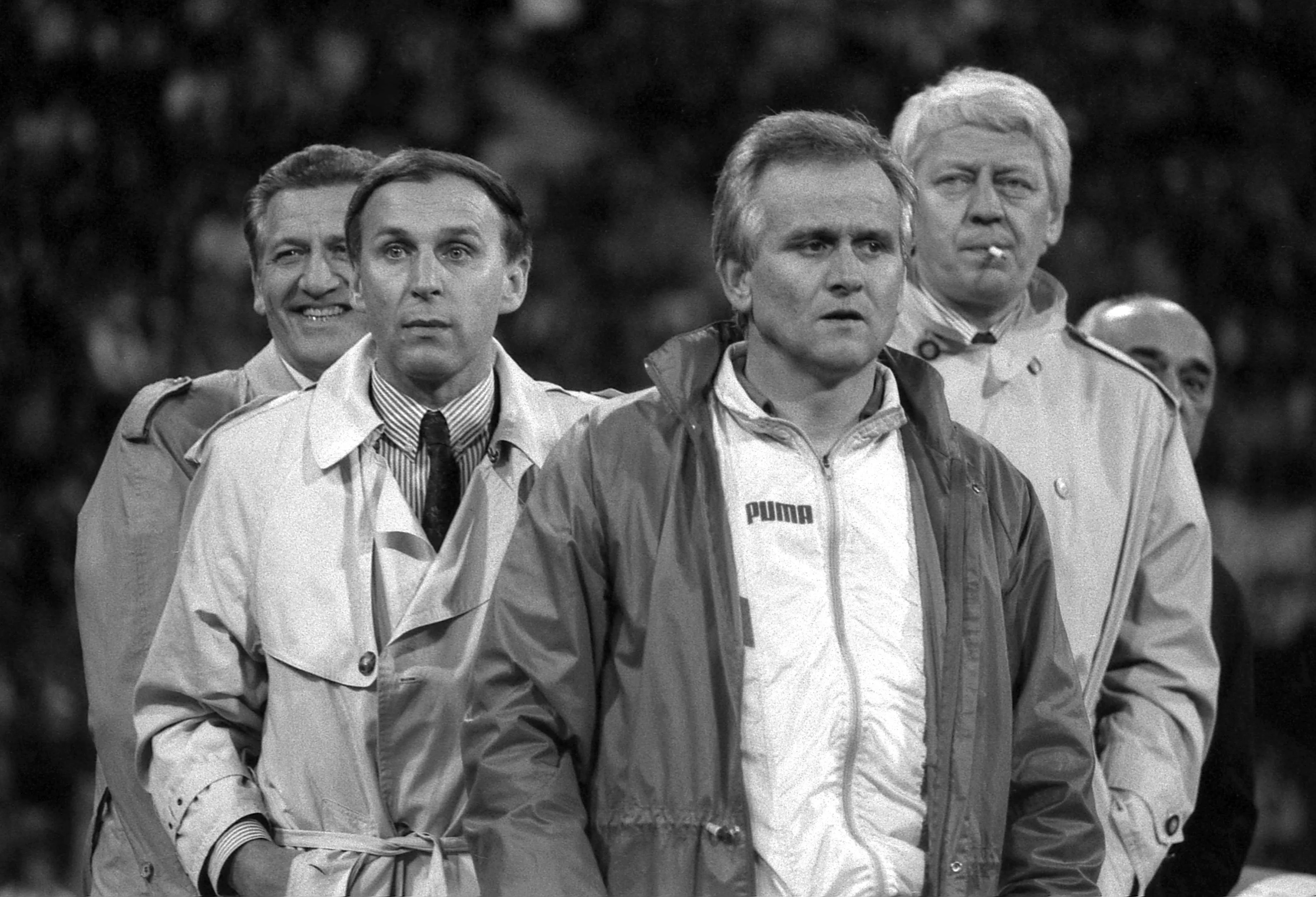 Ljupko Petrović, Džajić, Cvetković i Miša Marinković 1991. u Minhenu (©MN Press)