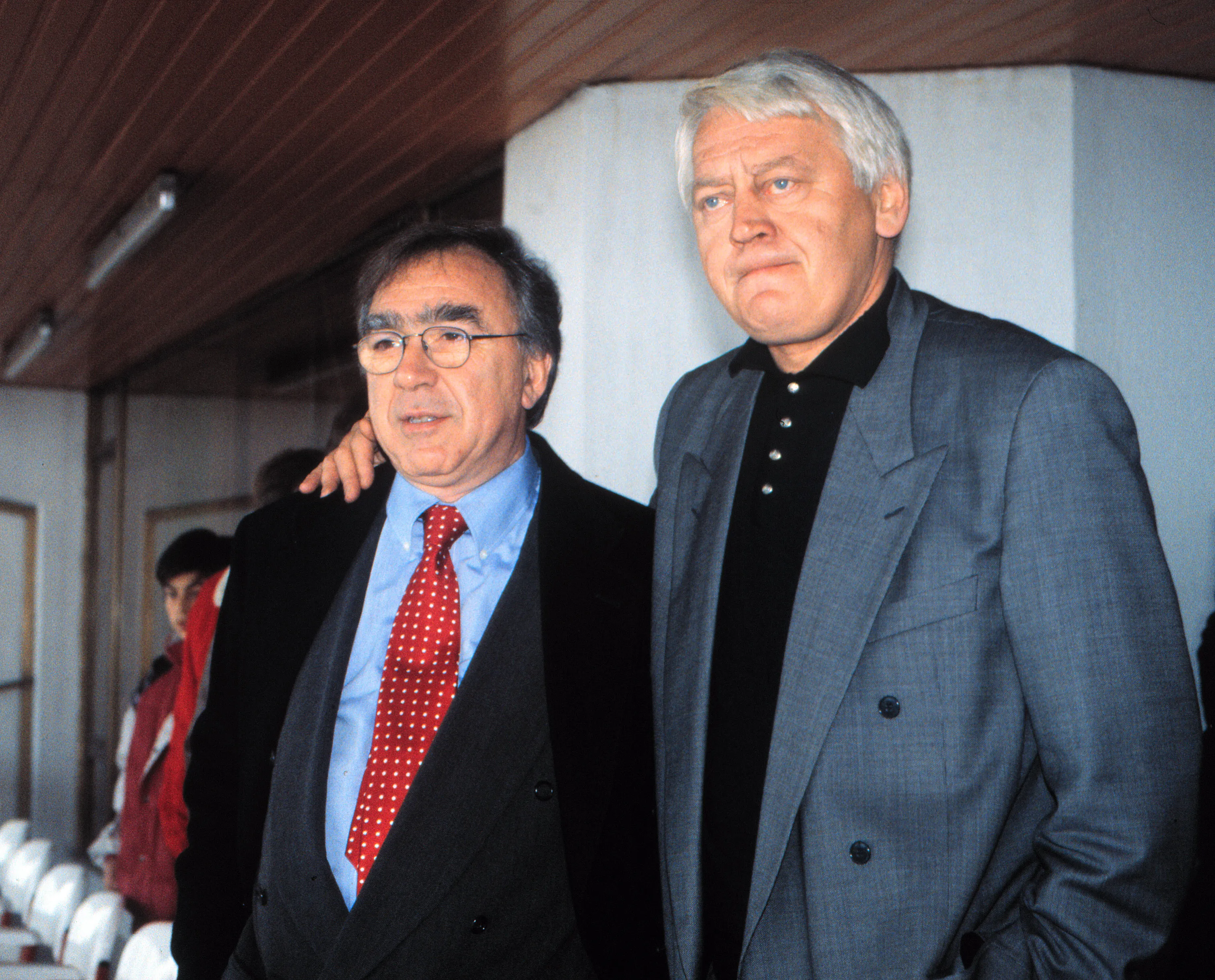 Vladimir Cvetković i bivši predsednik Olimpijakosa Sokratis Kokalis 1994. godine (©MN Press)