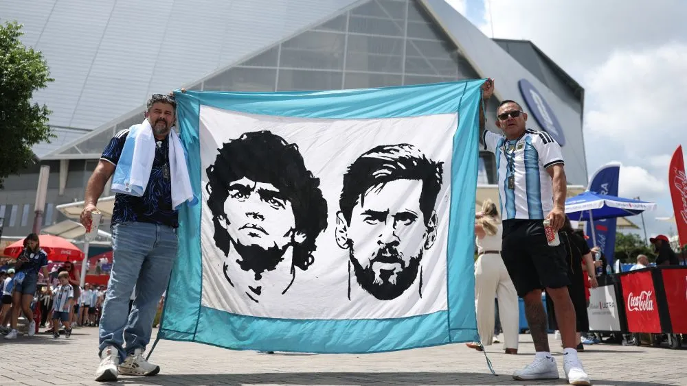 Maradona i Mesi (©Reuters)