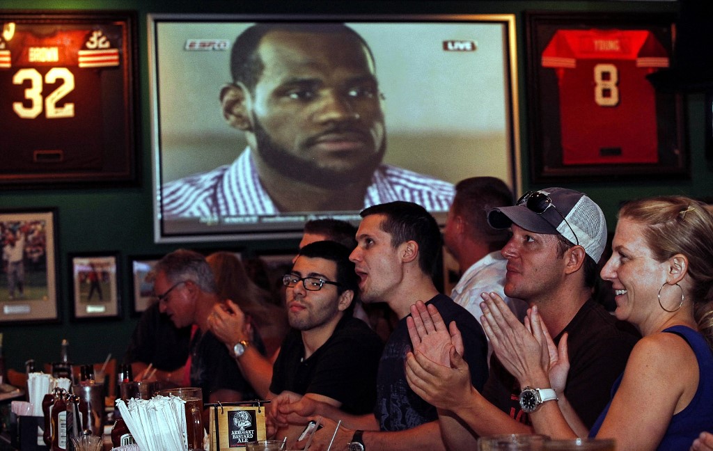 Lebronovo saopštavanje odluke uživo se pratilo širom SAD (Foto: AFP)