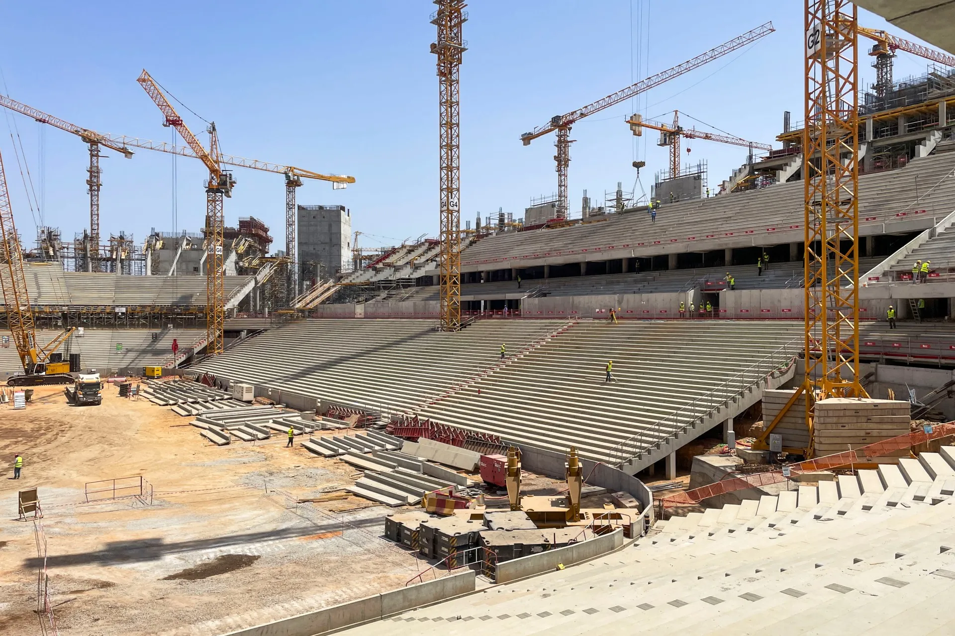 Izgradnja najvećeg stadiona na svetu uveliko traje