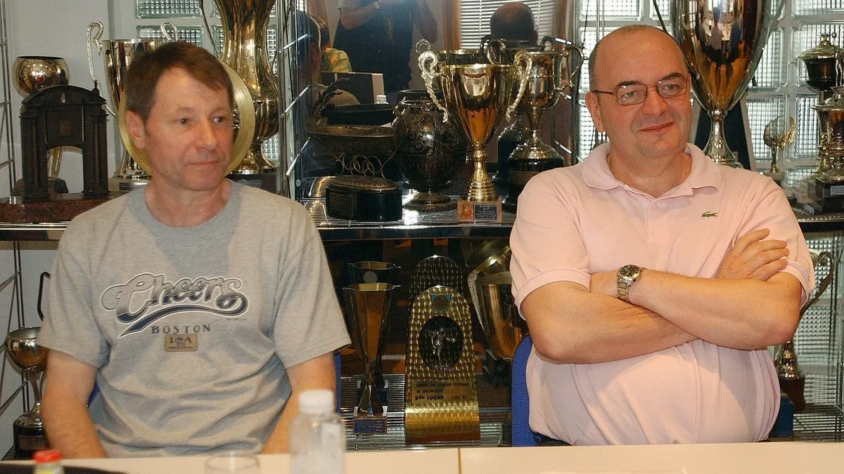 Zoran Slavnić i Duško Vujošević (©MN press)