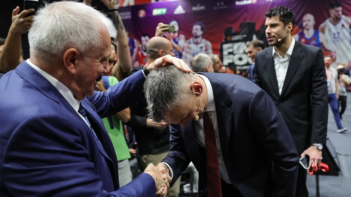 Željko Obradović i Šarunas Jasikevičijus (©Star Sport)