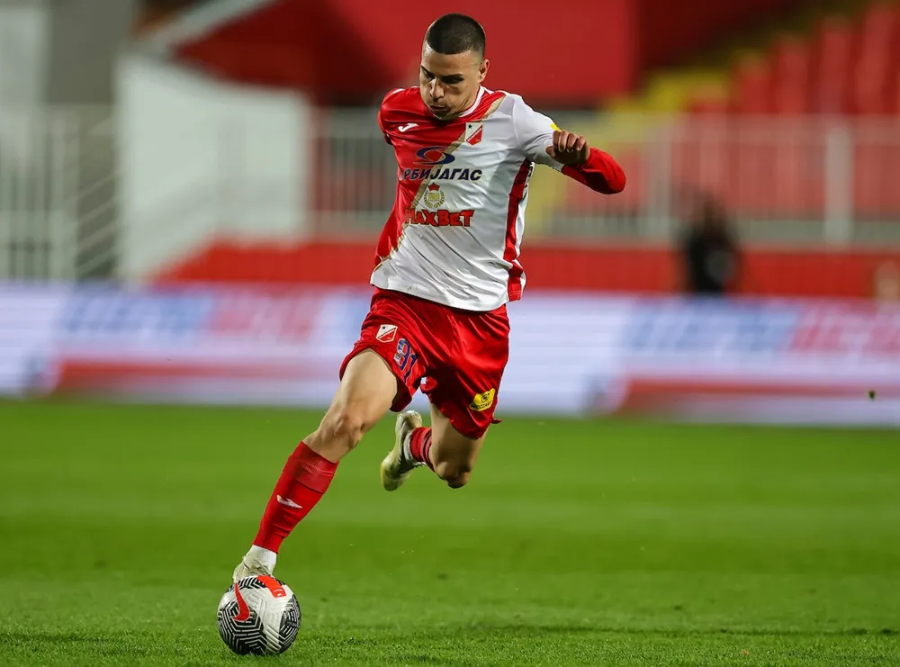 Lazar Romanić u dresu Vojvodine (©Starsport)