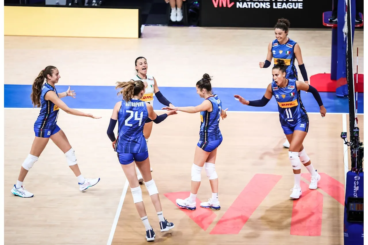 Odbojkašice Italije (©FIVB)