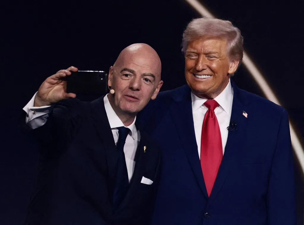 Đani Infantino i Donald Tramp (©Reuters)