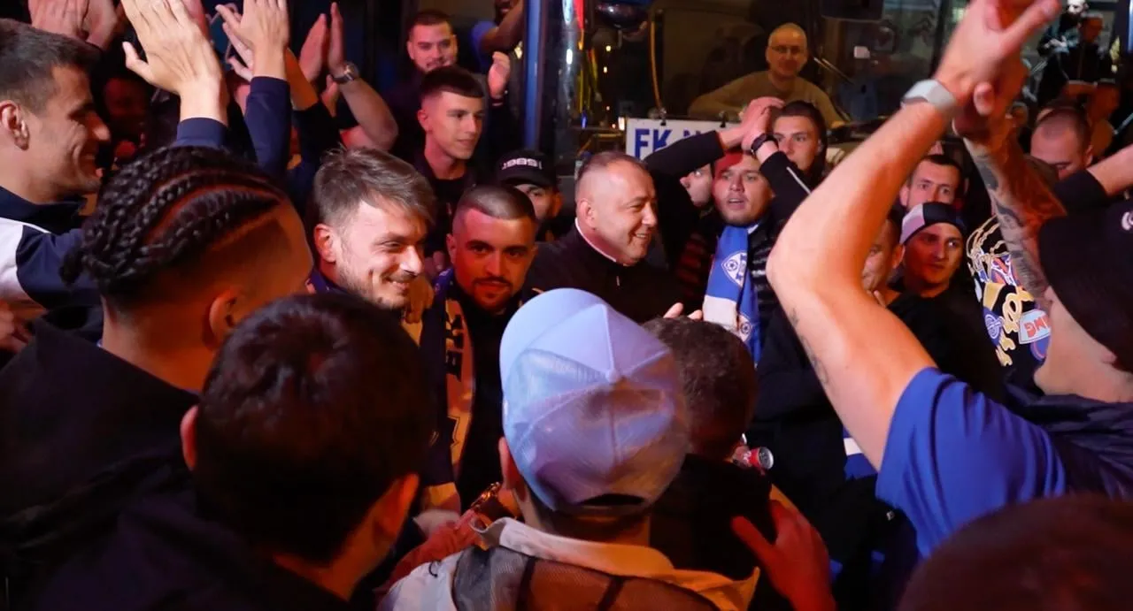 Detalj sa proslave (©FK Novi Pazar)