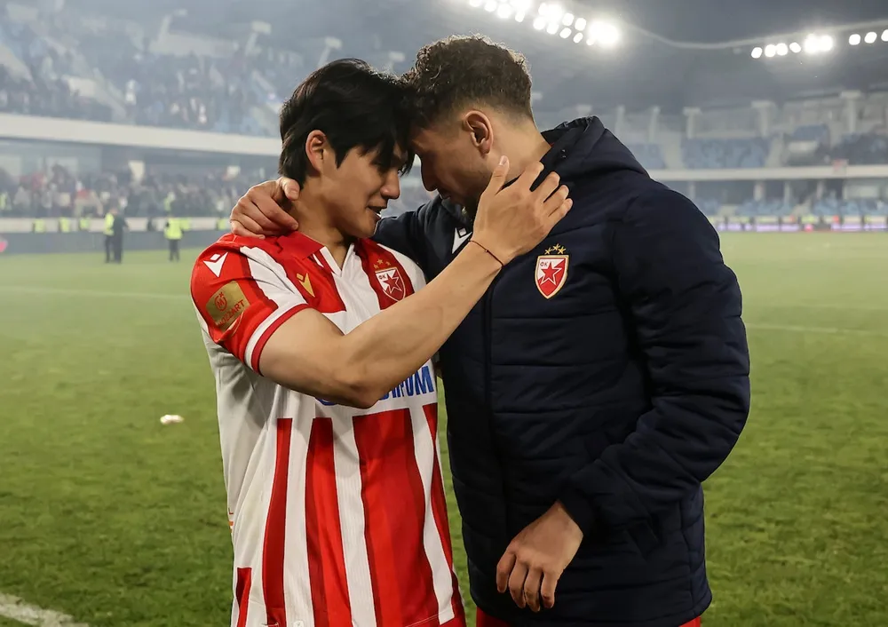 Jung vu Seol i Miloš Veljković (©Starsport)