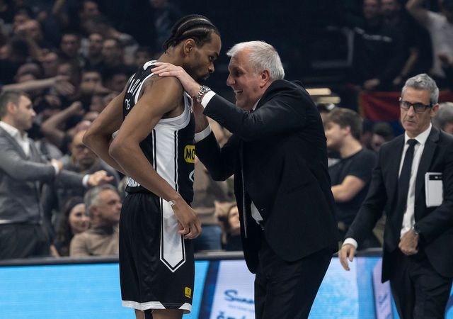 Kevin Panter i Željko Obradović (© Star sport)