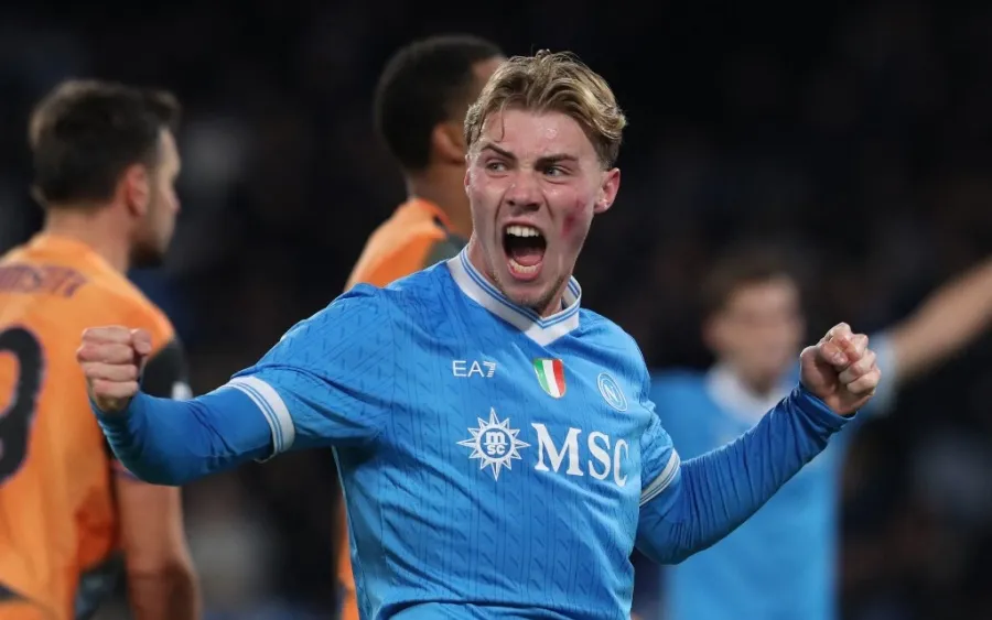 ©AFP (Rasmus Hejlund - prešao iz Šturma u Atalantu za 21.000.000 evra)