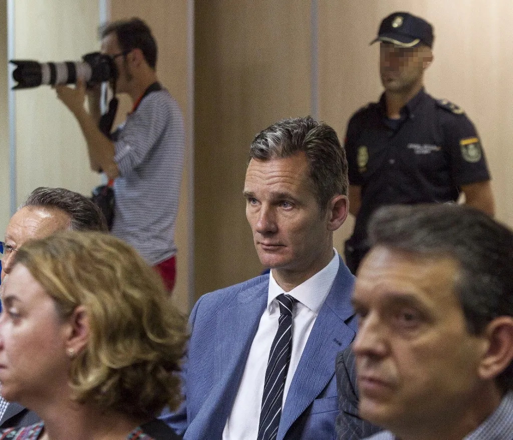 Injaki Urdangarin na optuženičkoj klupi (©AFP)