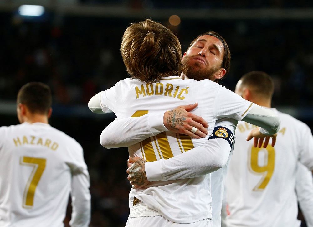 Luka Modrić i Serhio Ramos (©Reuters)