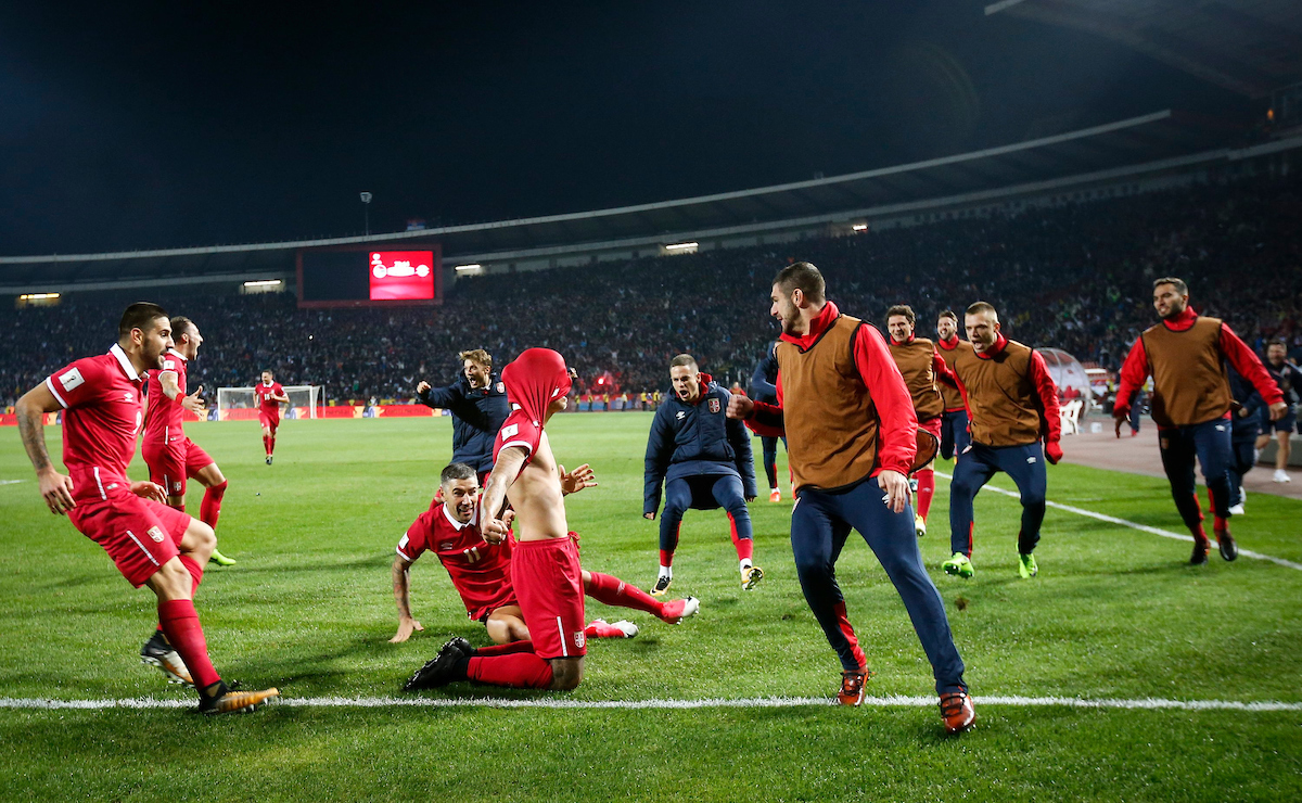 Poslednje veliko slavlje: Prijovićeva proslava gola protiv Gruzije, Foto: Starsport