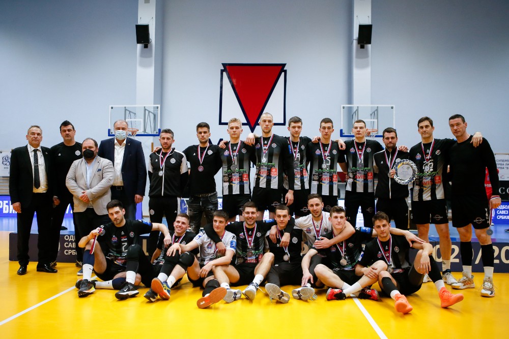 Odbojkaši Partizana na kraju prethodne sezone 