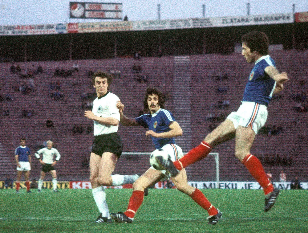 Sa utakmice iz 1977. godine (©MN Press)