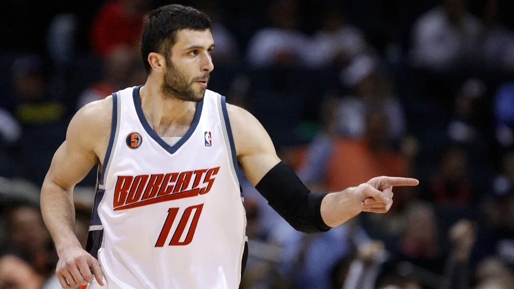 Vladimir Radmanović u Šarlot Bobketsima (©AFP)