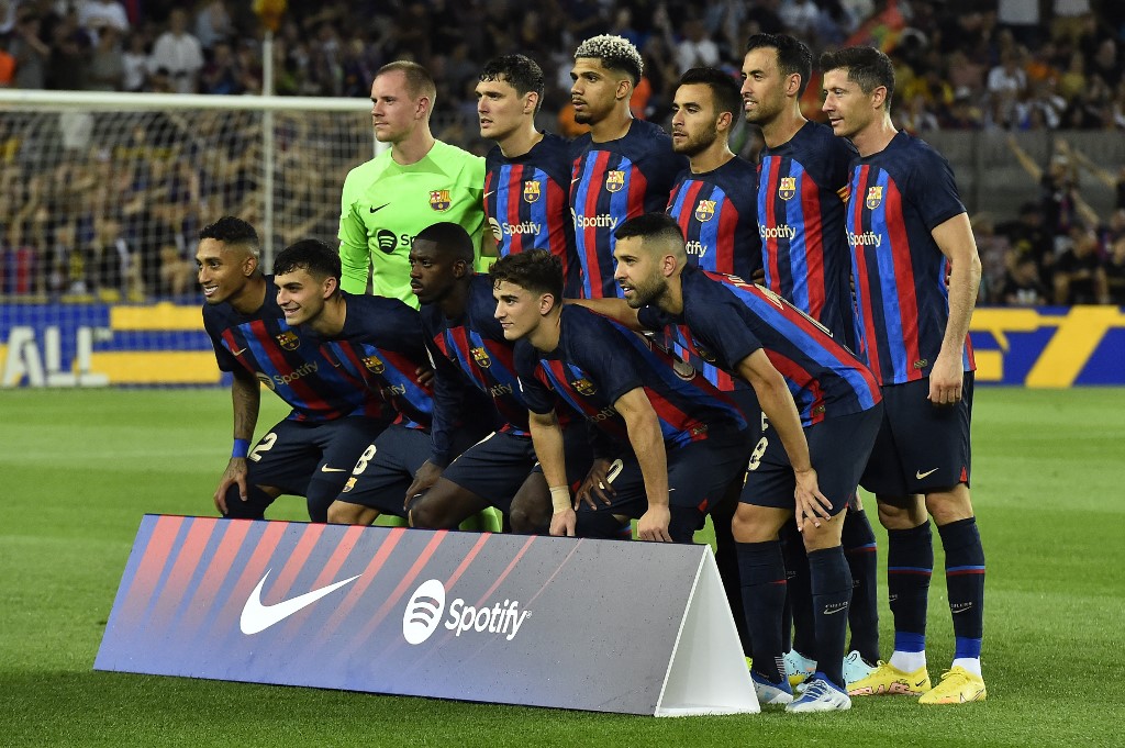 Fudbaleri Barselona (Foto: AFP)