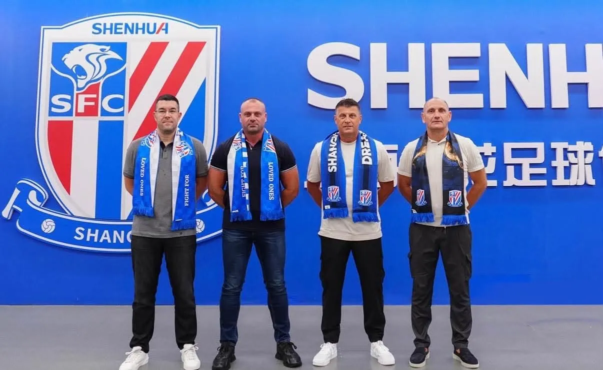 Vladan Milojević, Nebojša Milošević, Ivan Vučetić i Bojan Ofenbaher (Šangaj Šenhua)